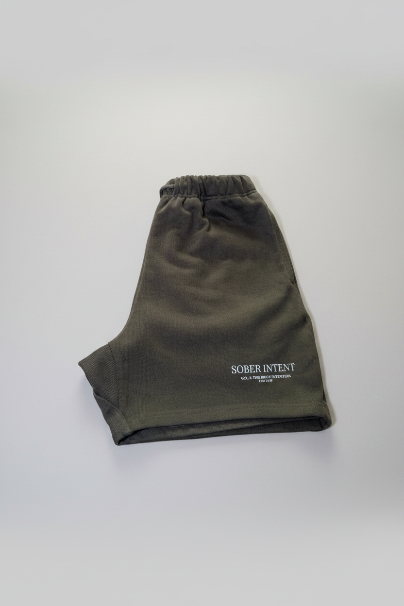 "BE SOBER MINDED" HEAVYWEIGHT FLEECE SHORTS