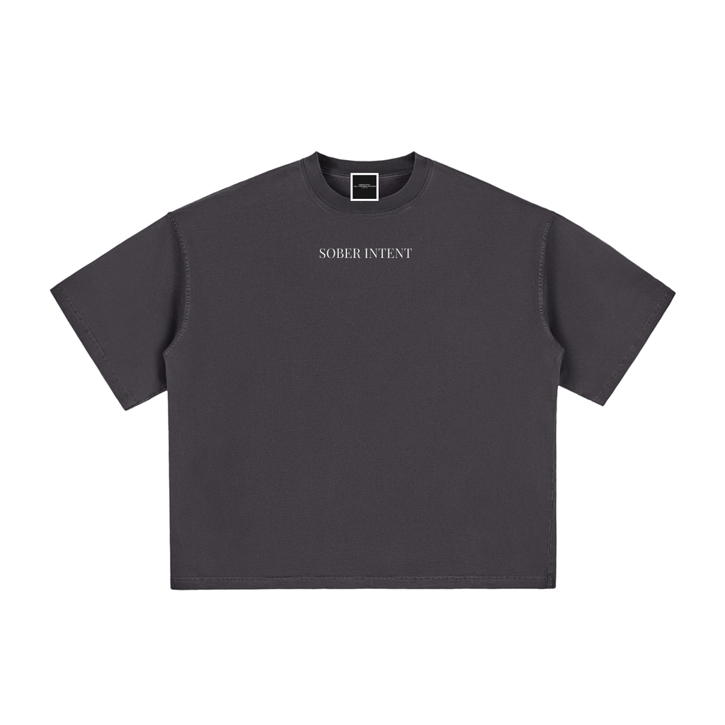 "BE SOBER MINDED" VINTAGE WASHED BOXY TEE