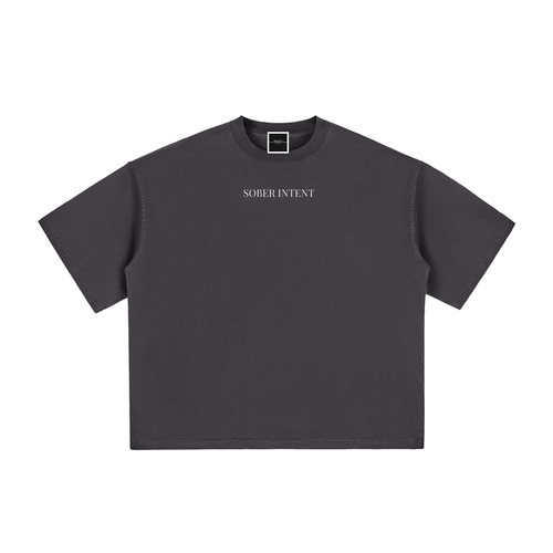 "BE SOBER MINDED" VINTAGE WASHED BOXY TEE