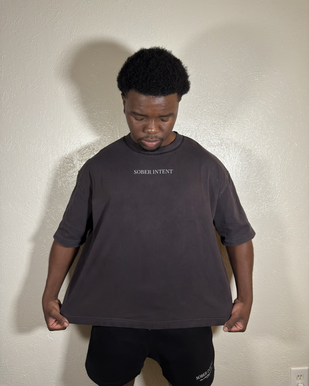 "BE SOBER MINDED" VINTAGE WASHED BOXY TEE