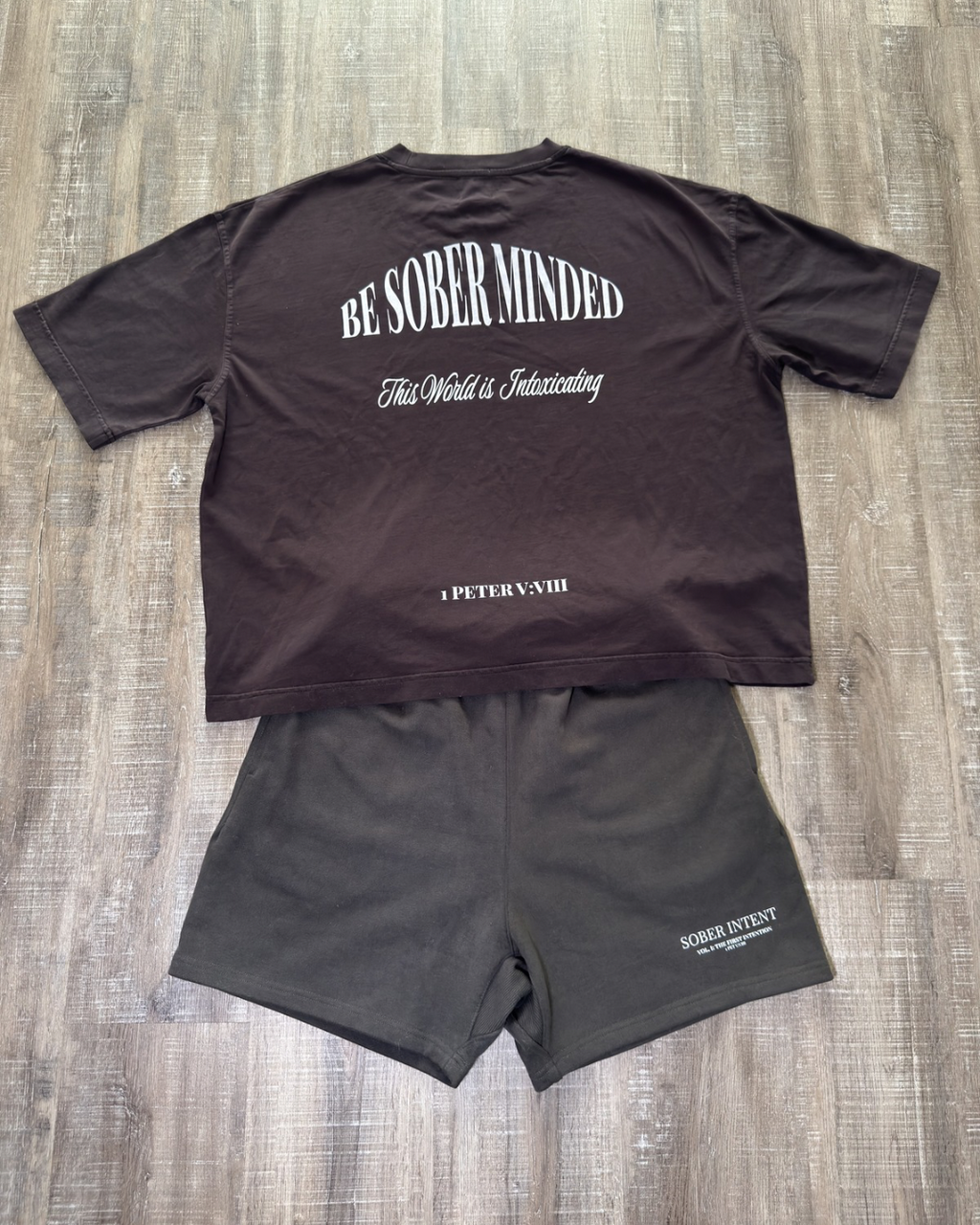 "BE SOBER MINDED" VINTAGE WASHED BOXY TEE