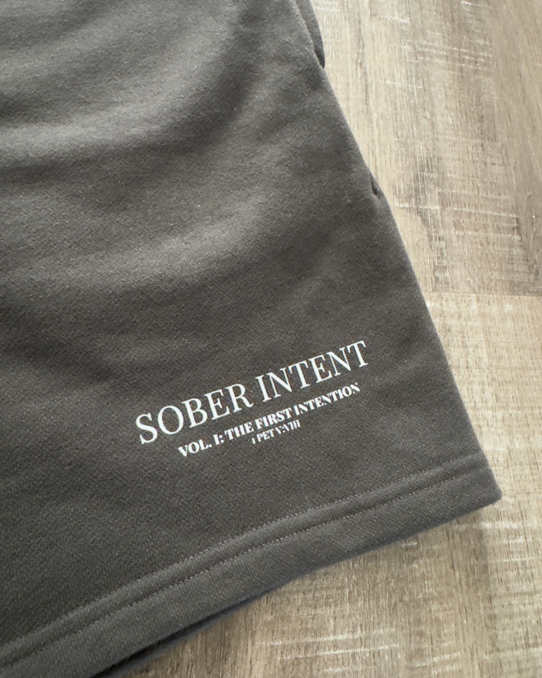 "BE SOBER MINDED" HEAVYWEIGHT FLEECE SHORTS